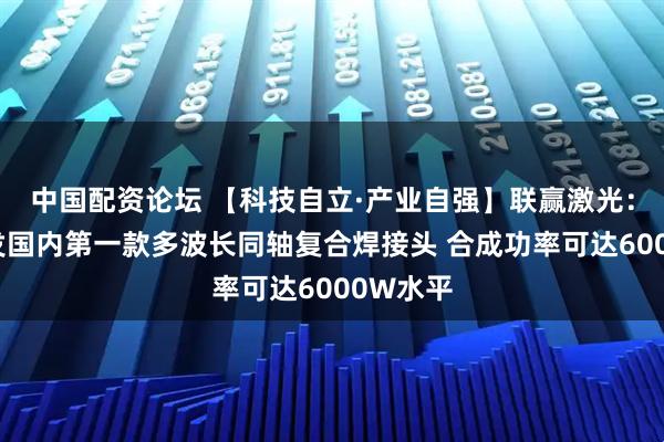 中国配资论坛 【科技自立·产业自强】联赢激光：成功开发国内第一款多波长同轴复合焊接头 合成功率可达6000W水平